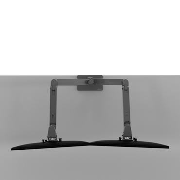 Ergotron LX Pro monteringssats - modul&auml;r - f&ouml;r 2 LCD-bildsk&auml;rmar - m&ouml;rkgr&aring;