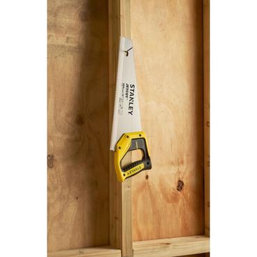 Stanley 2-15-281 h&aring;ndsav 38 cm Sort, Rustfrit st&aring;l, Gul