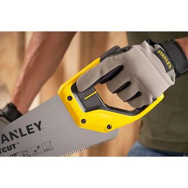 Stanley 2-15-281 h&aring;ndsav 38 cm Sort, Rustfrit st&aring;l, Gul