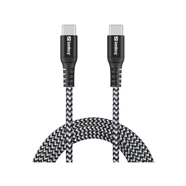 Sandberg 441-67 USB-kabel USB 2.0 2 m USB C Sort, Hvid