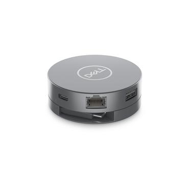Dell 6-i-1 Multiport Adapter DA305 - dockningsstation - USB-C - HDMI, DP, USB-C - GigE