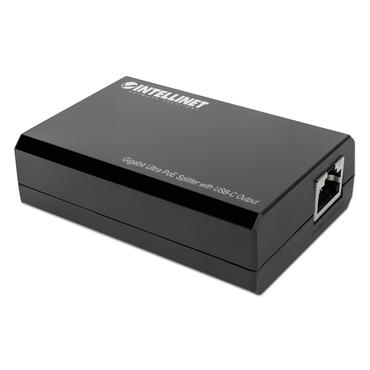 Intellinet 561693 netværks-splitter Strøm over Ethernet (PoE) Sort