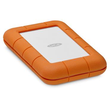 LaCie Rugged Secure ekstern harddisk 2 TB 2.5" USB Type-C 3.2 Gen 1 (3.1 Gen 1) Orange, Hvid