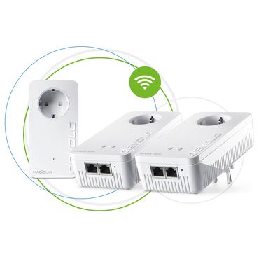 Devolo MAGIC 2 WiFi next Multiroom Kit 2400 Mbit/s Ethernet LAN Wi-Fi Hvid 3 stk