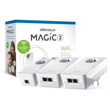 Devolo MAGIC 2 WiFi next Multiroom Kit 2400 Mbit/s Ethernet LAN Wi-Fi Hvid 3 stk