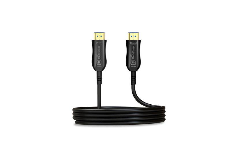 MediaRange HDMI High Speed Ethernet Kabel AOC 18Gibt/s 10m