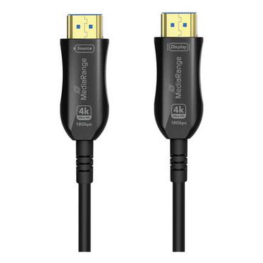 MediaRange HDMI High Speed Ethernet Kabel AOC 18Gibt/s 10m