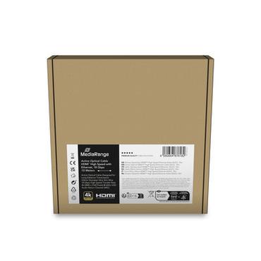 MediaRange HDMI High Speed Ethernet Kabel AOC 18Gibt/s 10m
