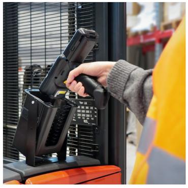 Mobilis 031023 holder Passiv holder Stregkodescanner, Håndholdt mobil computer, Bærbar printer Sort