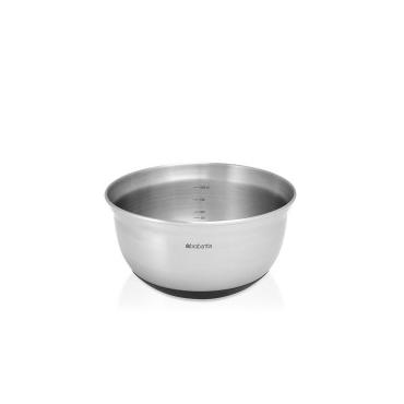 Brabantia Vispskål i svart matt stål, 1 L (diameter 17 cm)