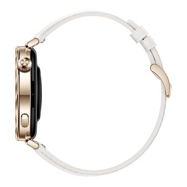 Huawei Watch GT 5 - rostfritt st&aring;l - smart klocka med rem - vit