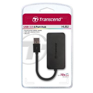 Transcend HUB2 - hubb - 4 portar