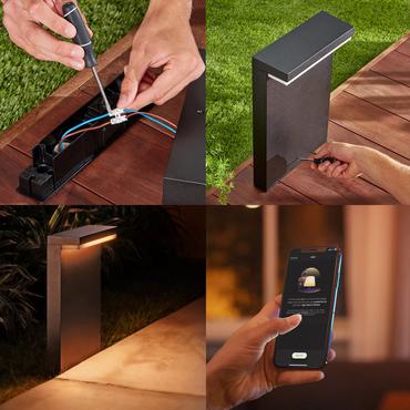 Philips Hue Outdoor Nyro Bedlampe