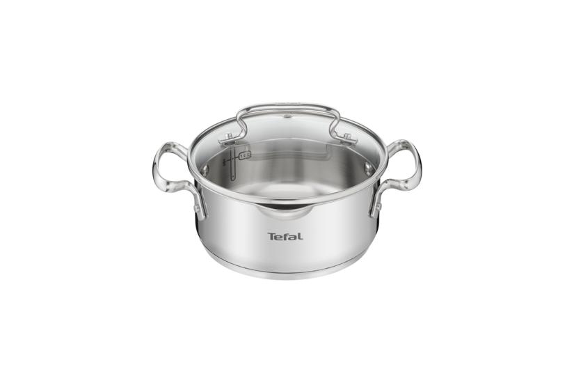 Tefal DUETTO+ G7194355 sovsegryde 2 L Rund Rustfrit stål
