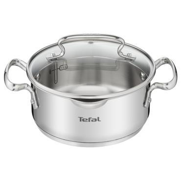 Tefal DUETTO+ G7194355 sovsegryde 2 L Rund Rustfrit stål