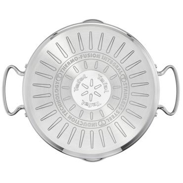 Tefal DUETTO+ G7194355 sovsegryde 2 L Rund Rustfrit stål