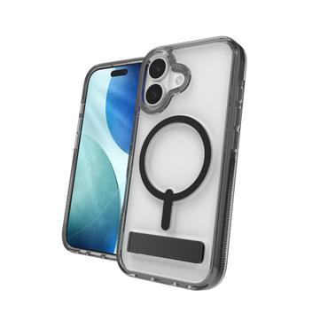 ZAGG Santa Cruz Snap Kickstand mobiltelefon etui 16 cm (6.3") Cover Sort, Transparent
