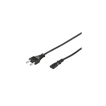 goobay NK 104 S - str&ouml;mkabel - Eurokontakt till power IEC 60320 C7 - 3 m