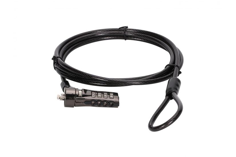 CONCEPTRONIC NBT Notebook Zahlenschloss Standard 1,8m sw