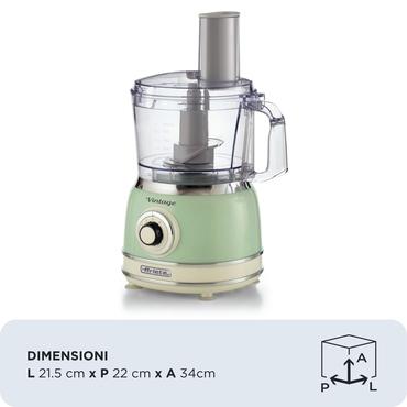 Ariete Vintage Line 1781/04 foodprocessor 1000 W 2,1 L Grøn