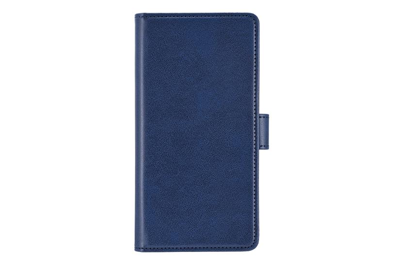 Essentials Samsung Galaxy A36 PU wallet, detachable, 3 cards, blue