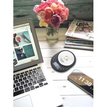 Adler AD 3162 pr&aelig;cisionsv&aelig;gt Sort 750 g 0,1 g ct, dwt, g, gn, oz, ozt