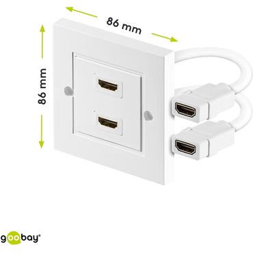 goobay HDMI v&aelig;gplade