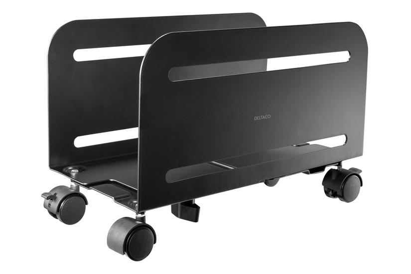 DELTACO Office DELO-0159 vagn - f&ouml;r CPU - mattsvart