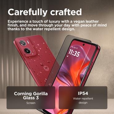 Motorola Moto G05 - plommonr&ouml;d - 4G peksk&auml;rmsmobil - 64 GB - GSM