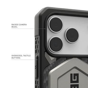 Urban Armor Gear Monarch Pro mobiltelefon etui 16 cm (6.3") Cover Titanium