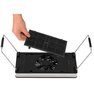 UNOLD Smokeless - lugtfiltreringsbl&aelig;ser - sort/rustfrit st&aring;l