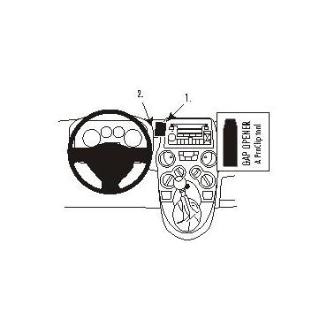 Brodit ProClip Center mount - montering för mobiltelefon