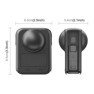 Silicone Case with Lens Cover PULUZ for DJI Osmo 360 (Black)