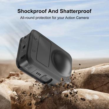 Silicone Case with Lens Cover PULUZ for DJI Osmo 360 (Black)