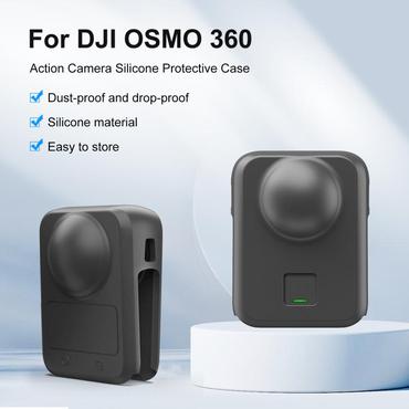 Silicone Case with Lens Cover PULUZ for DJI Osmo 360 (Black)