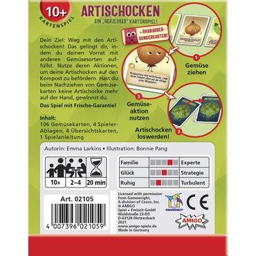 Amigo Artischocken 20 min. Kortspil Strategi