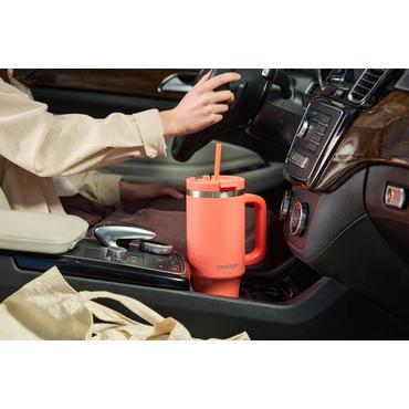 contigo Thermalock Tumbler Trinkhalmbecher 1.2L coral