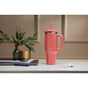 contigo Thermalock Tumbler Trinkhalmbecher 1.2L coral