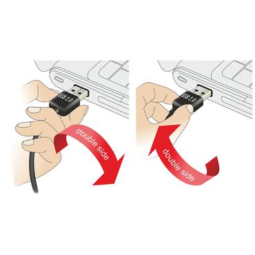 Delock EASY-USB - USB-kabel - USB typ B till USB - 3 m