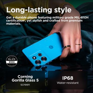 Motorola moto g75 5G aqua blue