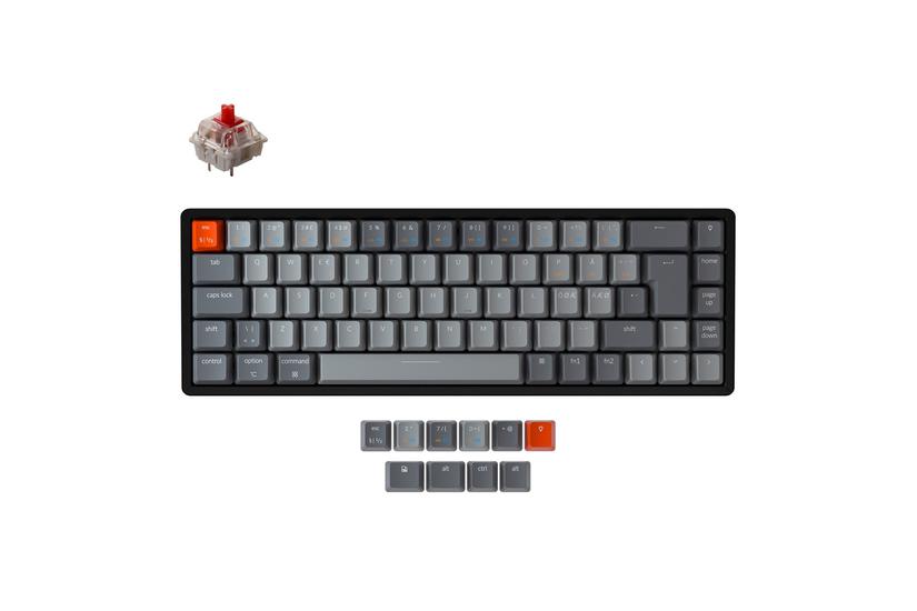 Keychron K6 RGB Aluminium Gateron Red Switch