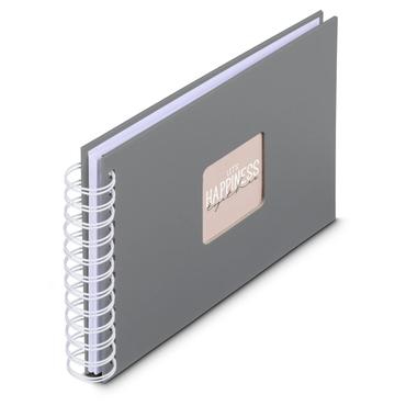 Hama 00009836 fotoalbum og arkbeskyttelse Gr&aring; 50 ark 10 x 15 Spiral indbinding