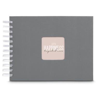 Hama 00009836 fotoalbum og arkbeskyttelse Gr&aring; 50 ark 10 x 15 Spiral indbinding