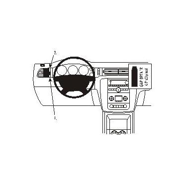 Brodit ProClip Left mount - beslag til montering