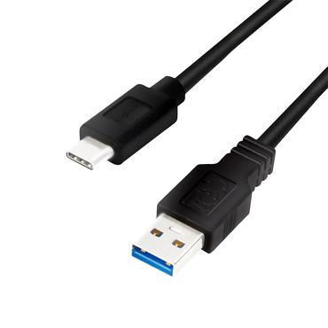 LogiLink CU0171 USB-kabel USB 3.2 Gen 2 (3.1 Gen 2) 3 m USB A USB C Sort