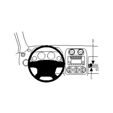 Brodit ProClip Angled mount - beslag til montering