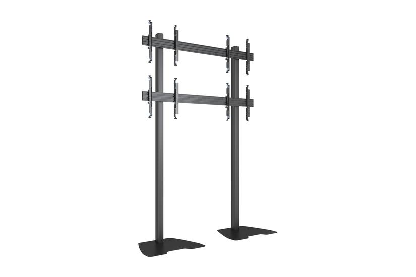 Multibrackets M Pro Series MBF2x2U st&auml;ll - f&ouml;r 2x2 videov&auml;gg - mikrojusterbar - svart