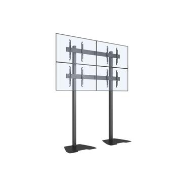 Multibrackets M Pro Series MBF2x2U st&auml;ll - f&ouml;r 2x2 videov&auml;gg - mikrojusterbar - svart