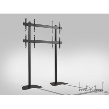 Multibrackets M Pro Series MBF2x2U st&auml;ll - f&ouml;r 2x2 videov&auml;gg - mikrojusterbar - svart