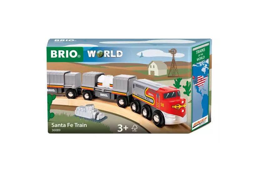 BRIO World Santa Fe Train - Trains of the World